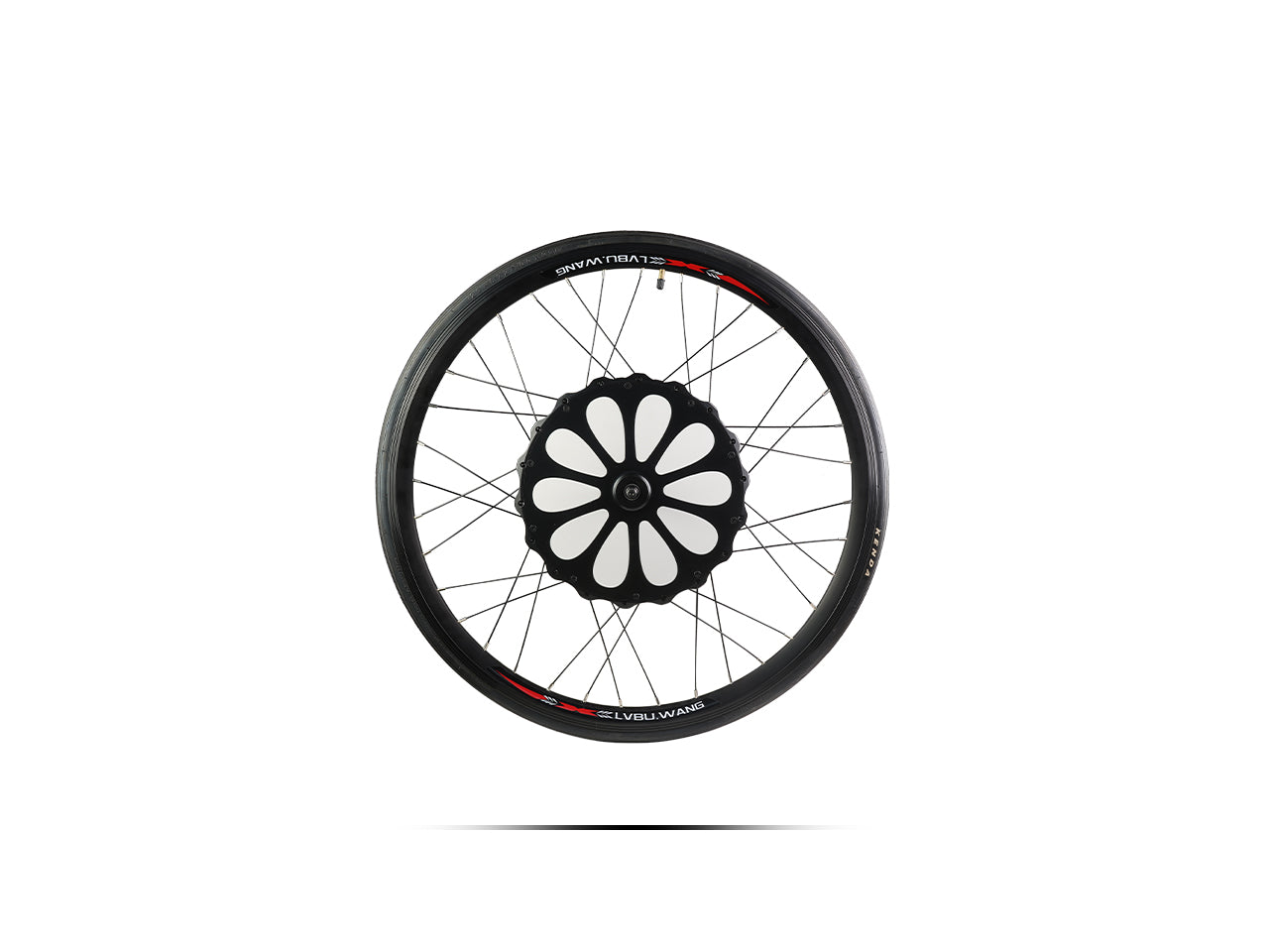 Imagen frontal del Kit de Conversión de Bicicleta Eléctrica Serie KX de LVBU