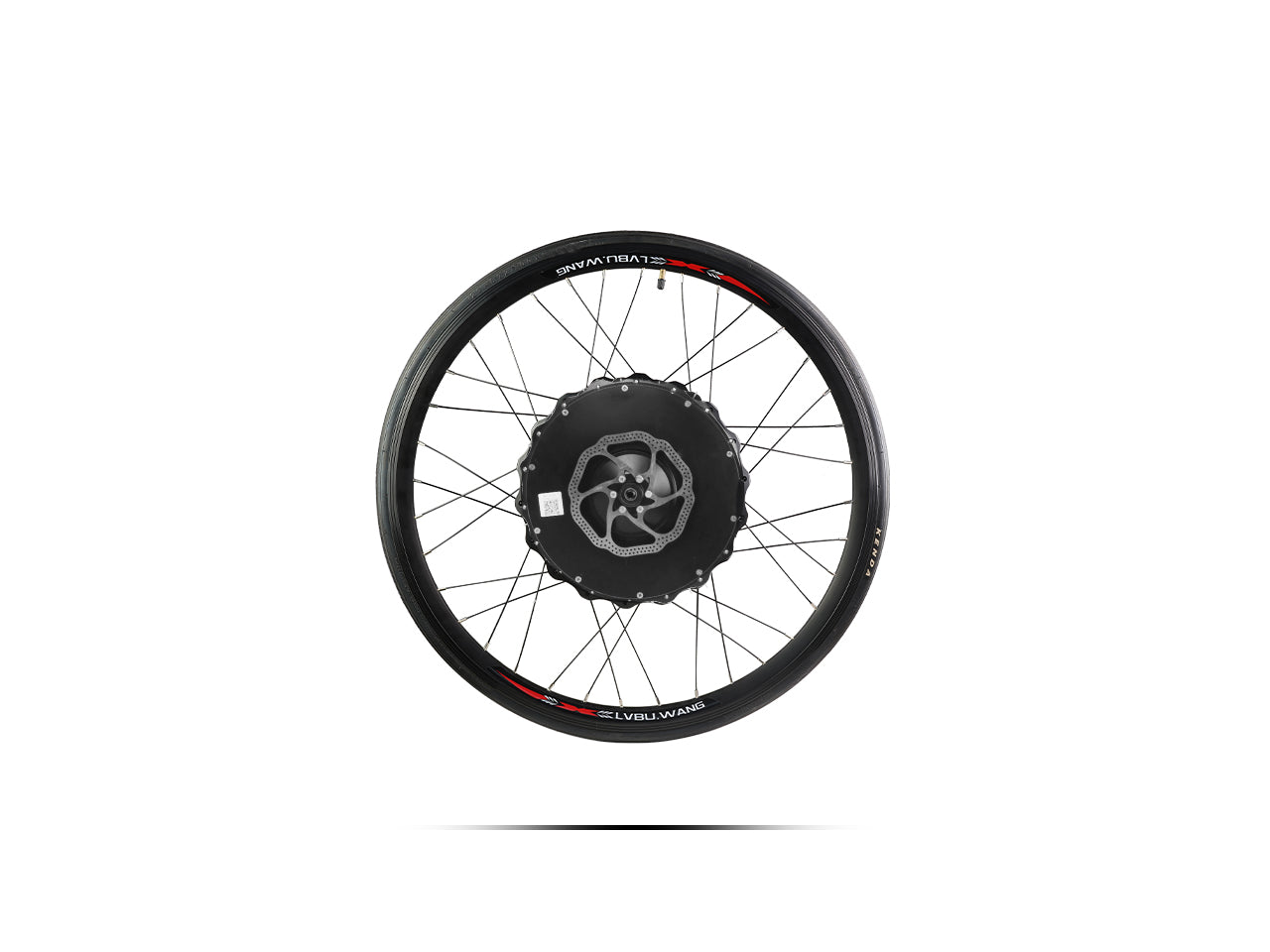 "Imagen trasera del Kit de Conversión de Bicicleta Eléctrica Serie KX de LVBU"